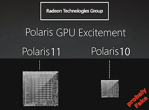 AMD "Polaris 10" und "Polaris 11" Grafikchips (wahrscheinlich Fake)